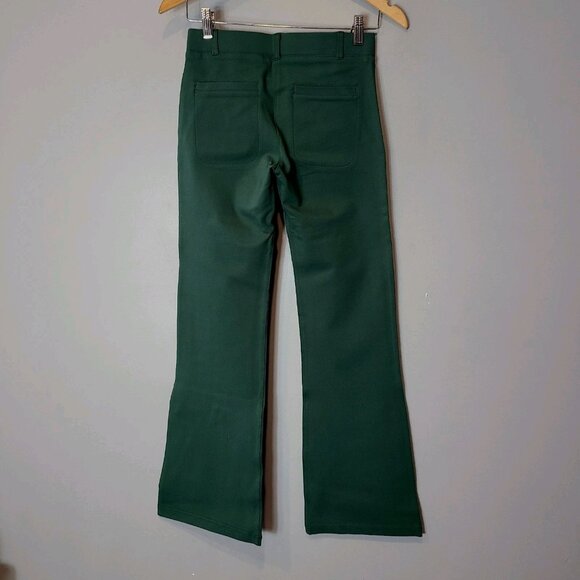 Betabrand Womens Classic Bootcut Dress Yoga Pants Dark Green Size XSP Petite - Picture 4 of 6